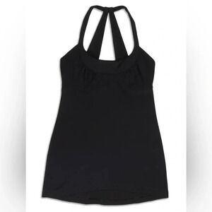 Lululemon Scoop Me Up Black Tank Top